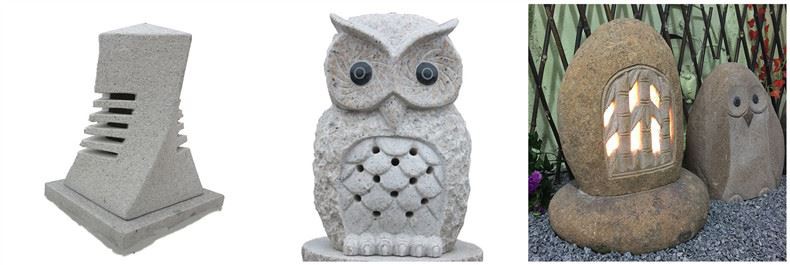 モダン・スタイル・ストーン・ランタン