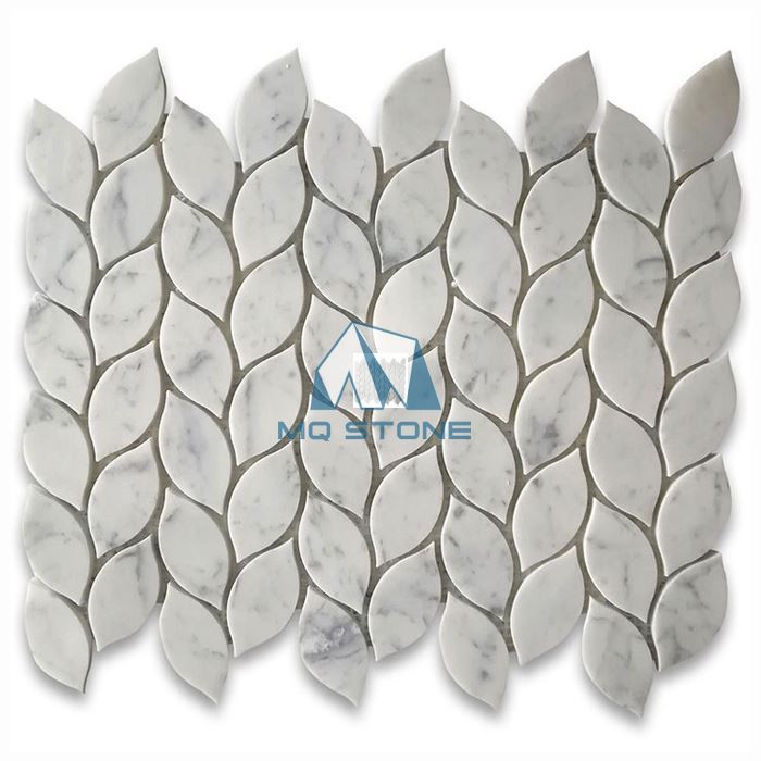 Mermer Yapraklı Mozaik Karo