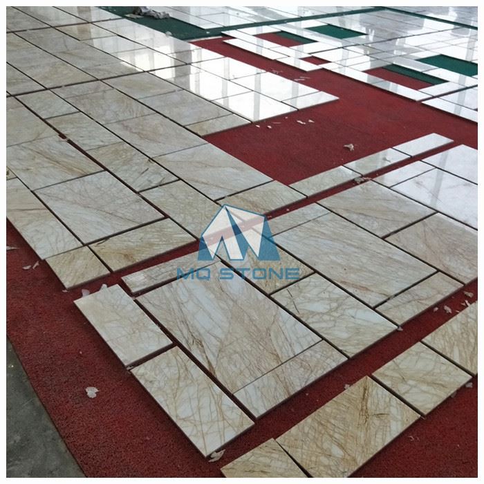 کاشی های مرمر طلایی عنکبوتی