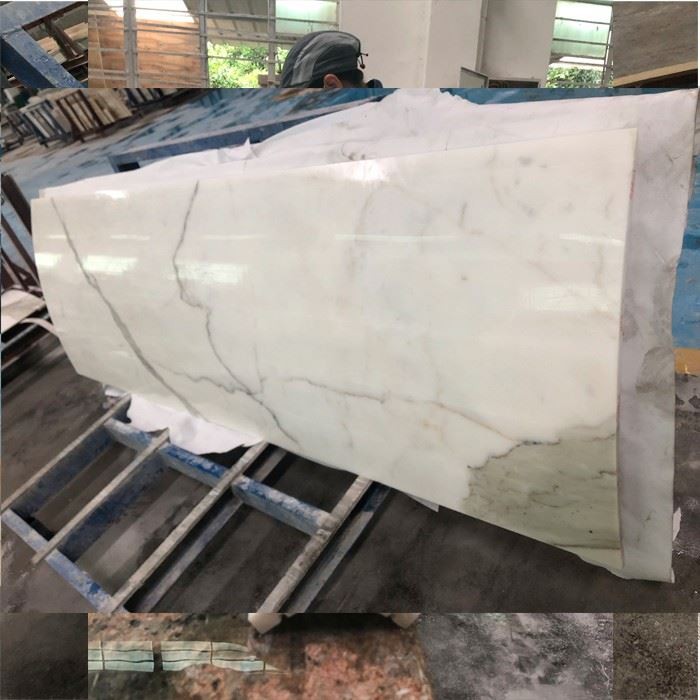 Carreaux de marbre Calacatta