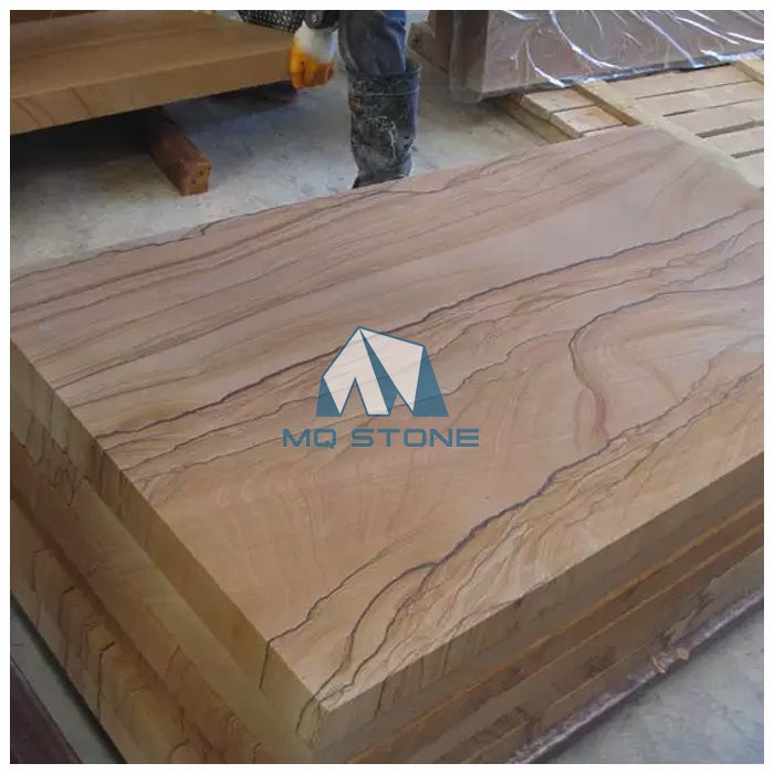 کاشی های دیواری ماسه سنگی در فضای باز