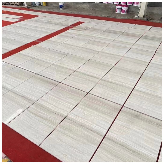 Wooden White Marble Tiles For Lobby projects