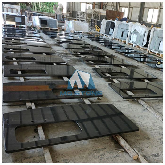 Countertops Granit Hitam Pepejal