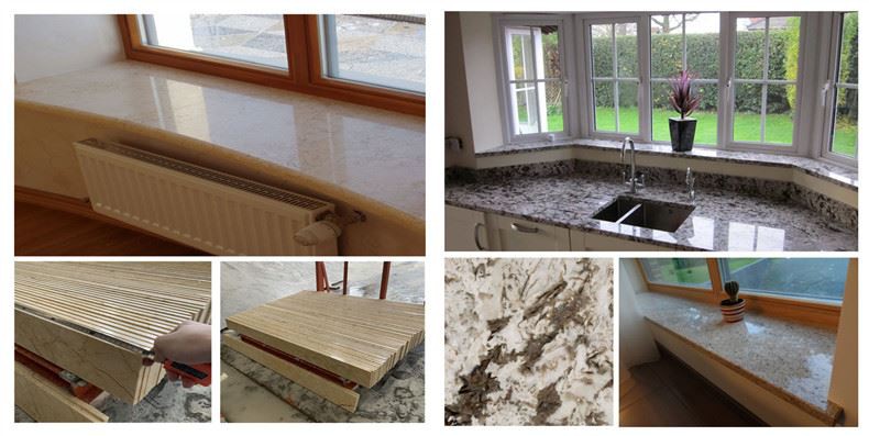 طاقچه های داخلی سنگ طبیعی