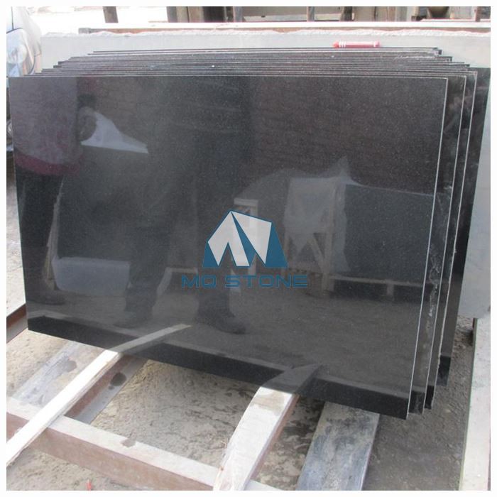 アブソリュート・ブラック御影石タイル 12x24