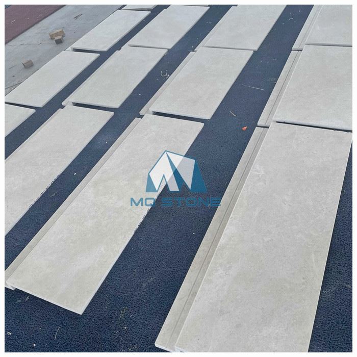 Бежевая мраморная плитка для лестниц Ottoman