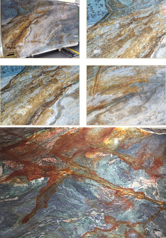 Гранитный кварцит Blue Louise