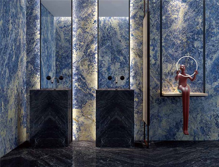 Pietra sinterizzata blu di Bolivia