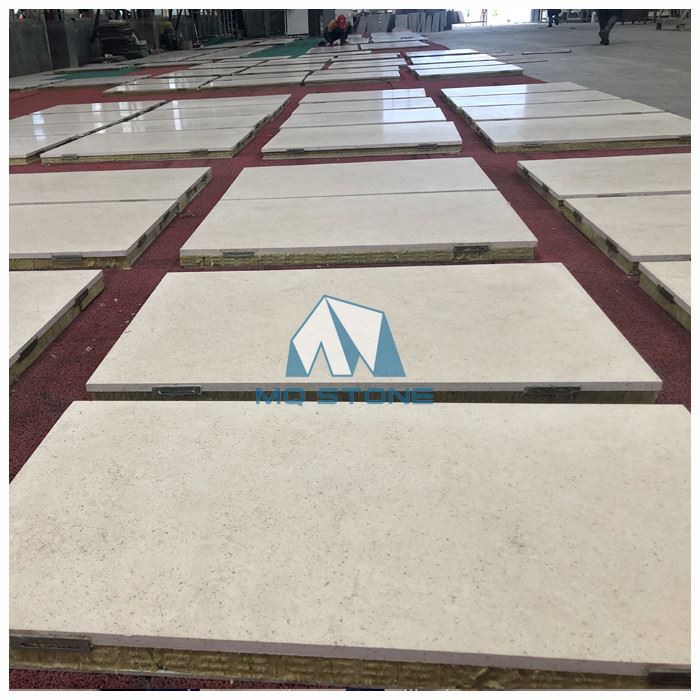 内装ライムストーンウォールクラッディング