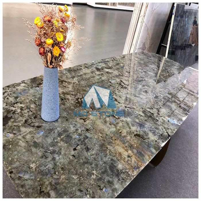 Piano da tavolo in granito Lemuriano Labradorite