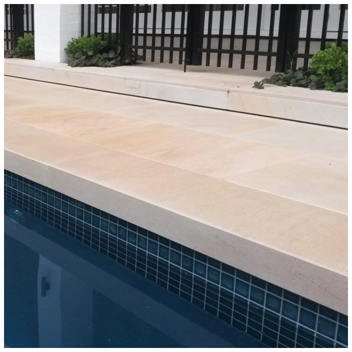 Limestone tiles for hotel swiming pool