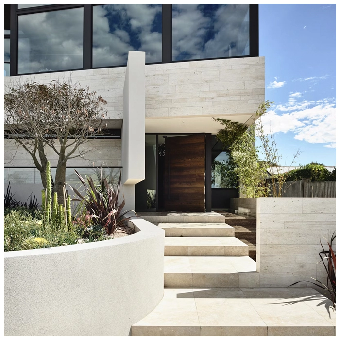 Natural Limestone Exterior Landscaping Projects