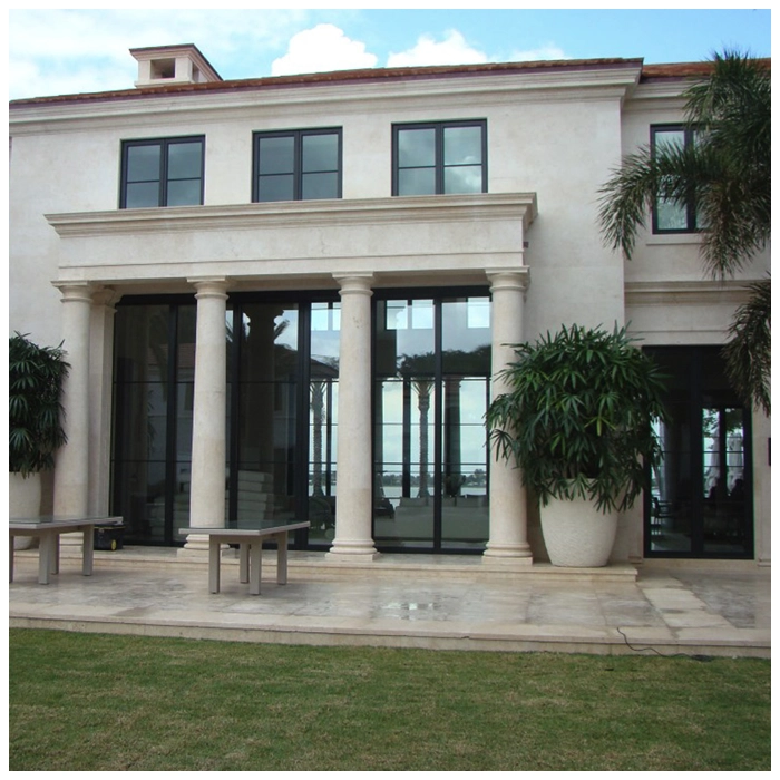 Natural Limestone Villa External Wall Projects