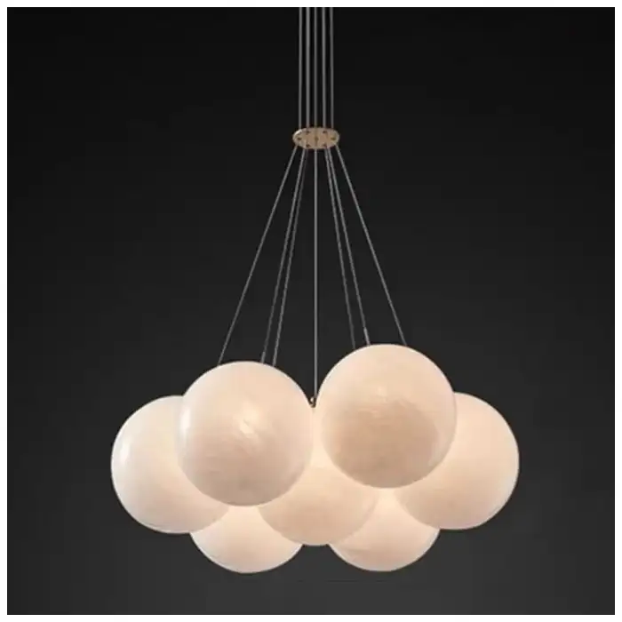 7 Heads Spherical Acrylic Pendant Lights