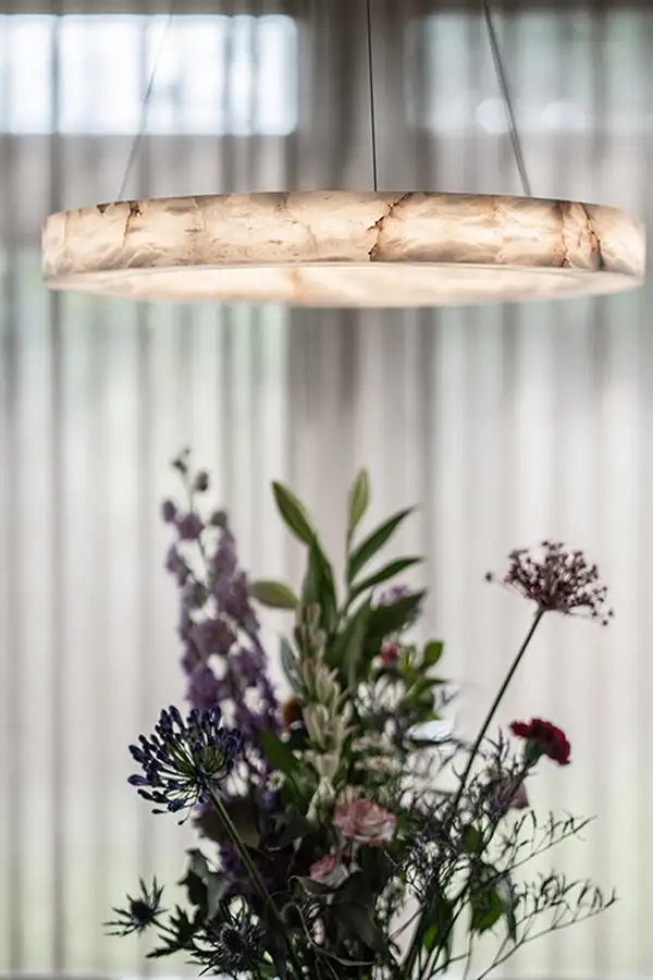 Alabaster HALO Ring Lamps
