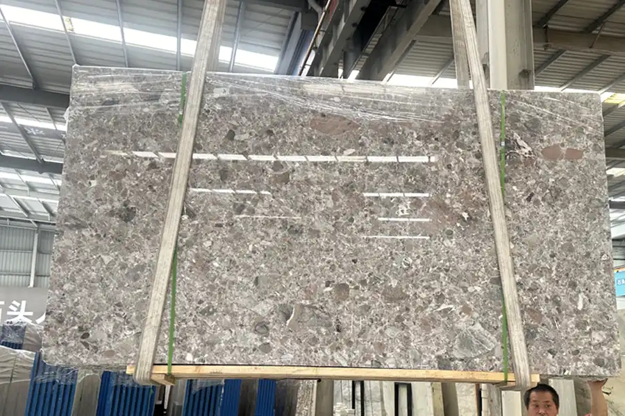 Ceppo Di Maron Marble Polished Slabs