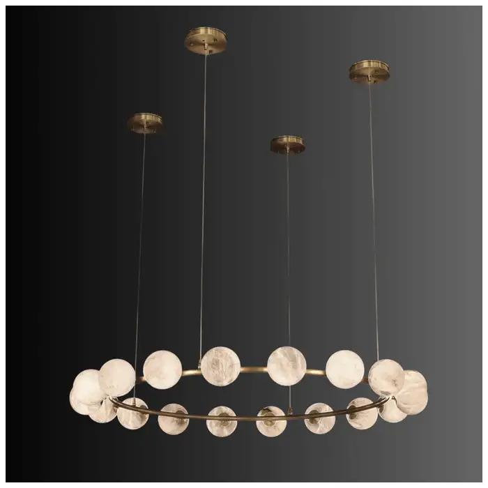 Moonshade Chandeliers Alabaster Lamps