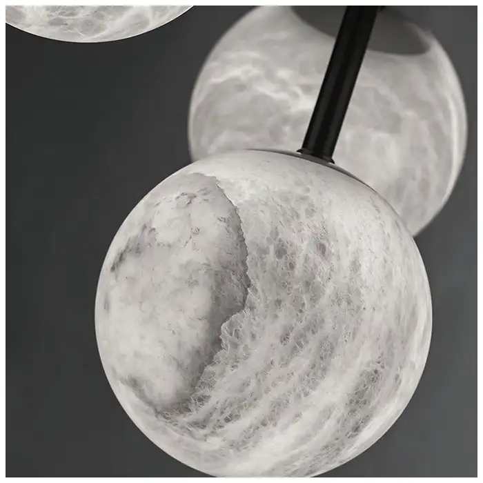 Bubble Sputnik Alabaster Lamps