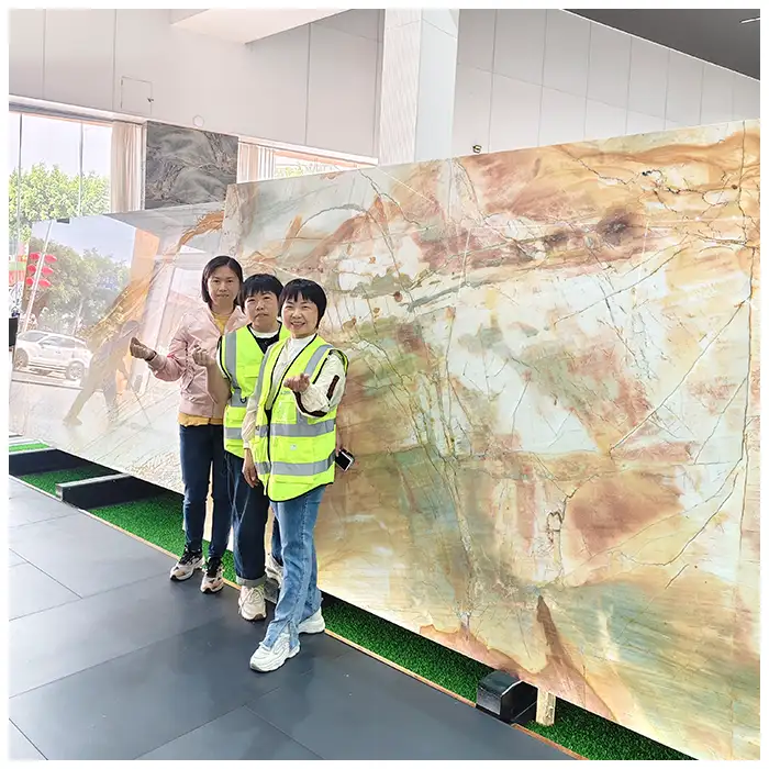 AQUA VULCAN QUARTZITE Large Slabs