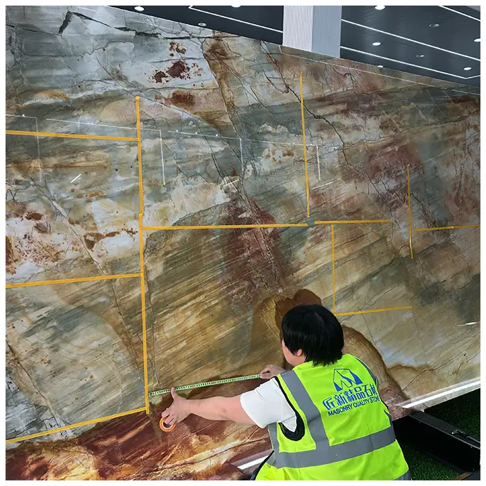 AQUA VULCAN QUARTZITE Slabs