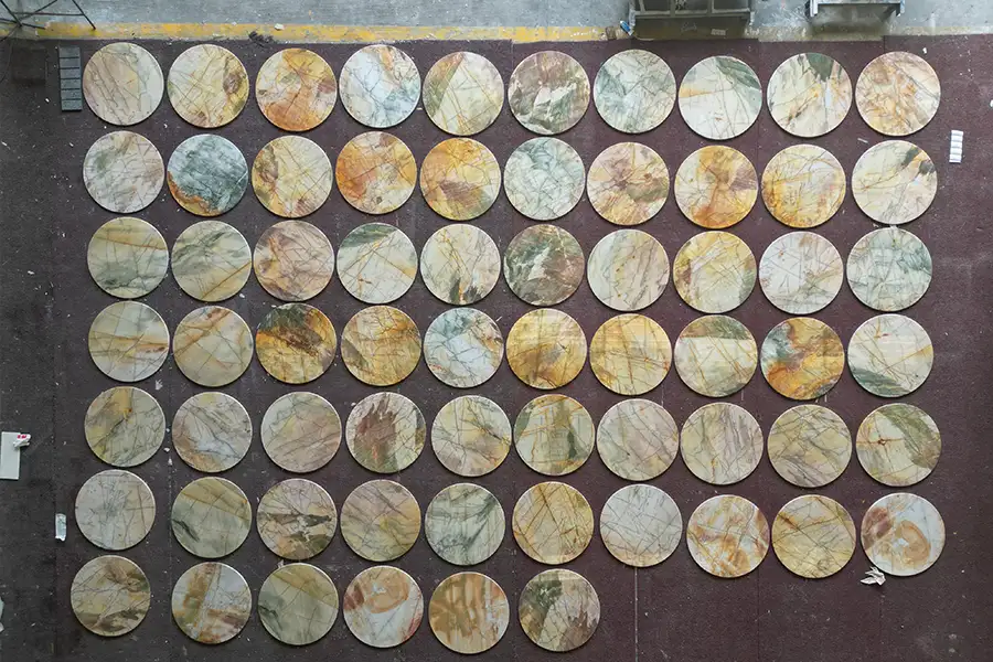 Aqua Vulcan Quartzite Hotel Coffee Tables