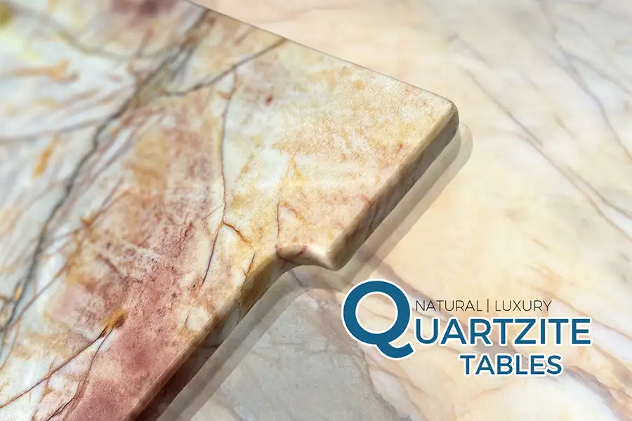 Aqua Vulcan Quartzite Nightstand Table Tops
