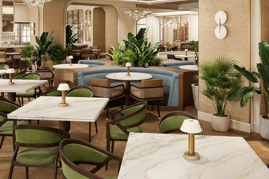 Calacatta Oro Quartz Square Tables