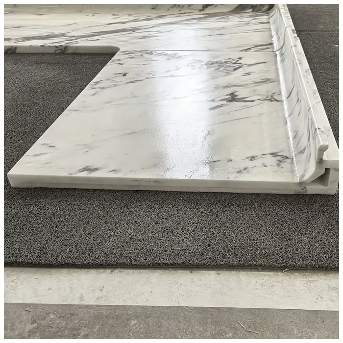 Statuario White Marble Kitchen Countertops