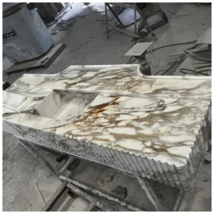 Calacatta Gold Marble Floating Basins