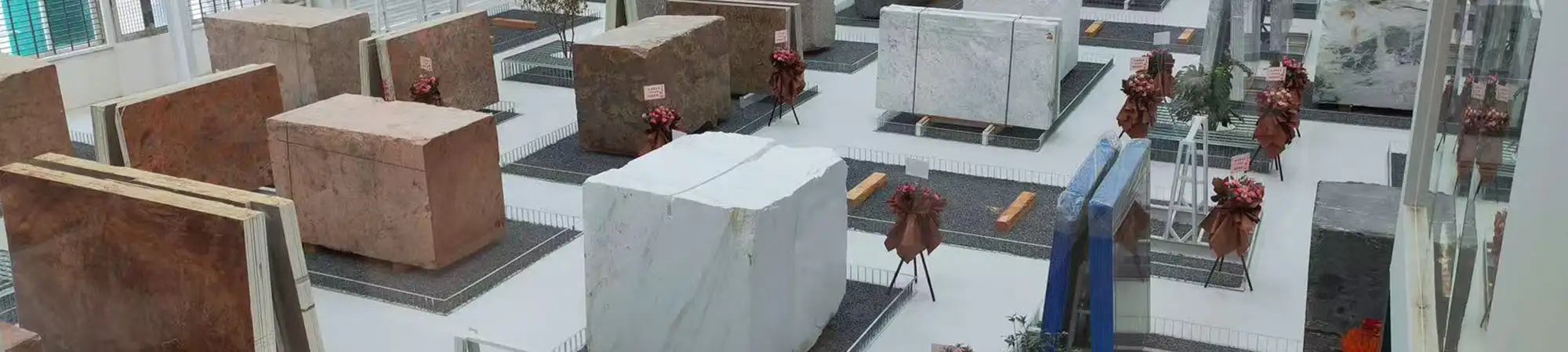Marble Raw Blocks in Shuitou Marble Gallery