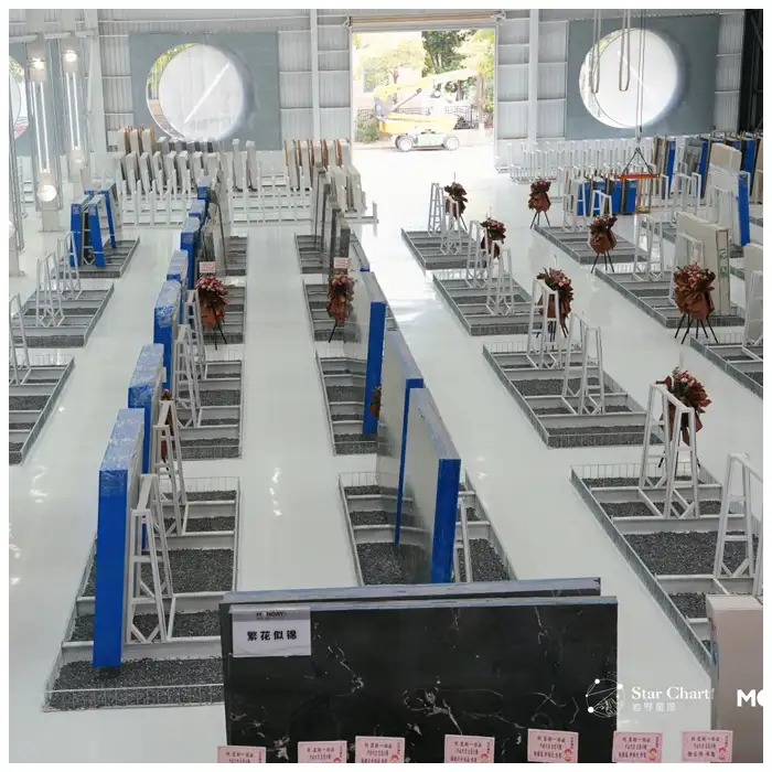 Natural Marble Slabs Displaying Zoon