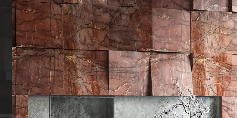 Pink-Cosmopolitan-Quartzite-Luxury-Art-Feature-Wall-Designs