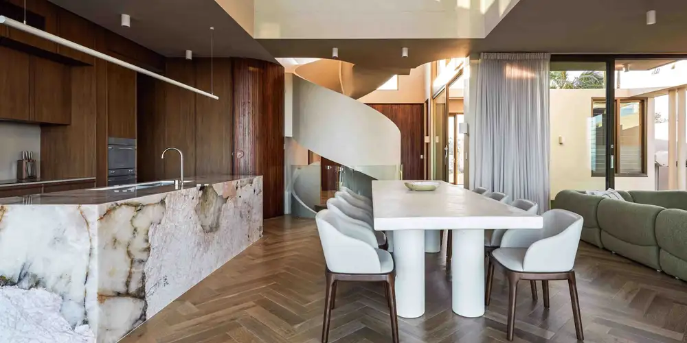 Patagonia-Exotic-Quartzite-Kitchen-Waterfall-Countertops