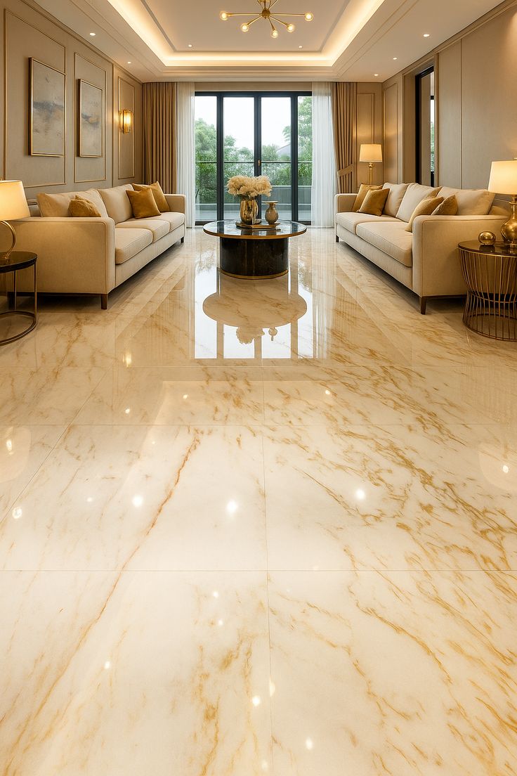 Calacatta Gold Marble Interior Design
