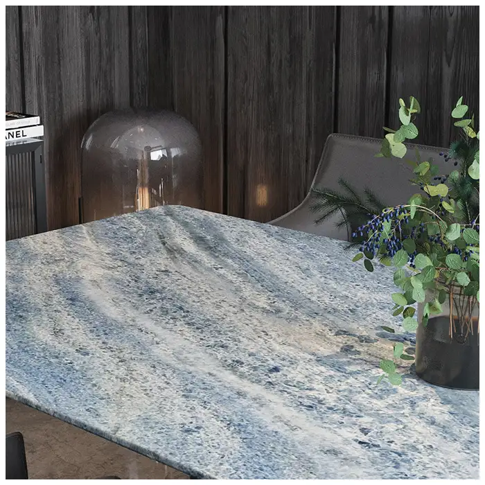 Azul-Calcite-Blue-Marble-Rectangle-Dining-Tables-For-Luxury-Houses