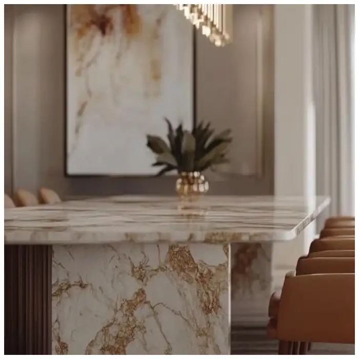 Calacatta-Gold-Marble-Rectangle-Dining-Tables-Designs Calacatta-Gold-Marble-Rectangle-Dining-Tables-Designs