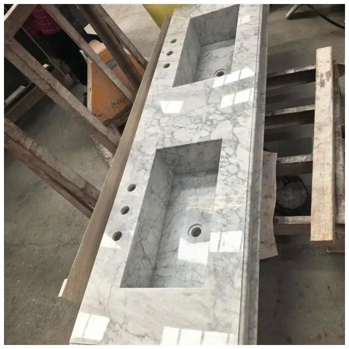 Carrara-White-Marble-Floating-Basins Carrara-White-Marble-Floating-Basins