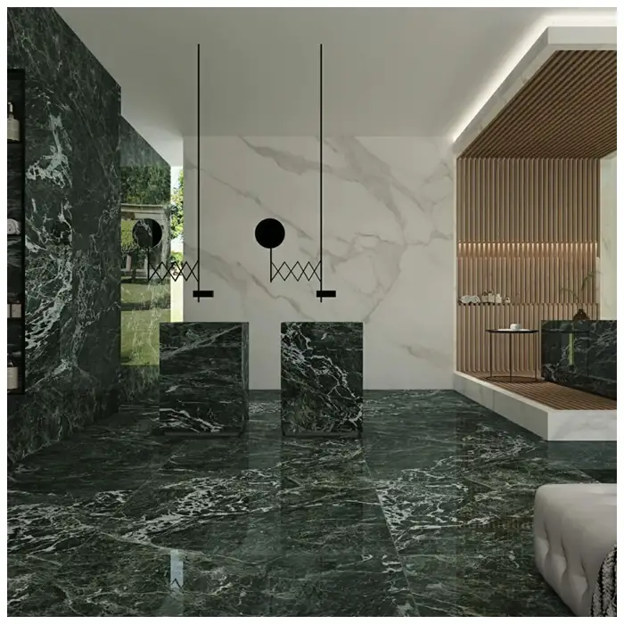 Green-Marble-Bathroom-Feature-Wall-and-Flooring-Projects