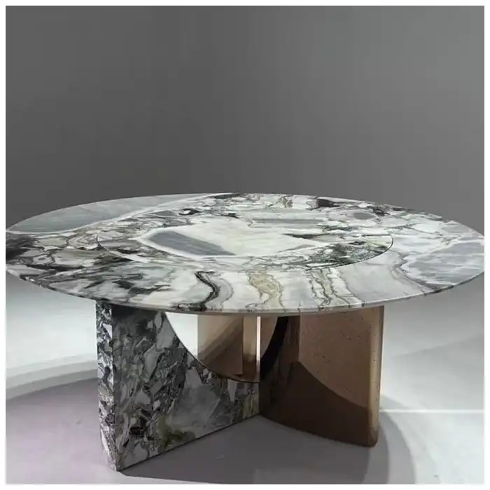 Luxury-White-Beauty-Marble-Round-Dining-Tables-For-houses