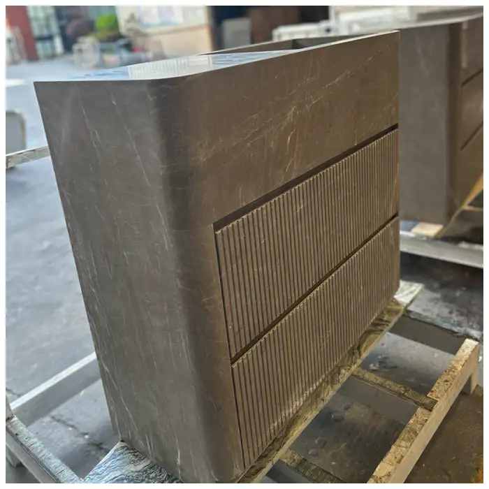 Savana-Gray-Marble-Pedestal-Cabinet-Sinks Savana-Gray-Marble-Pedestal-Cabinet-Sinks