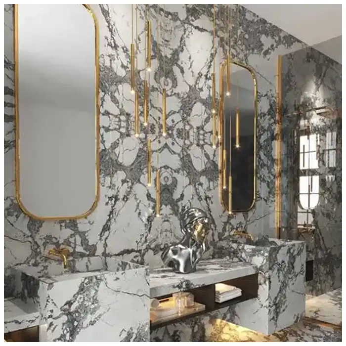 Invisible-White-marble-full-slab-with-fine-grey-movement-under-side-light