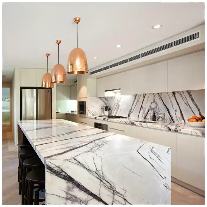 New-York-Marble-Slabs-Reading-Violet-Veins-Slab-Sequence-and-Bookmatch-before-Cutting