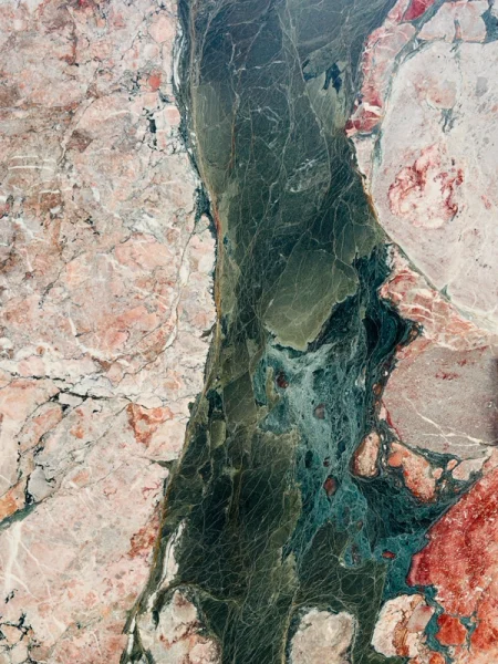 Four Seasons Pink MarbleGreen and Pink