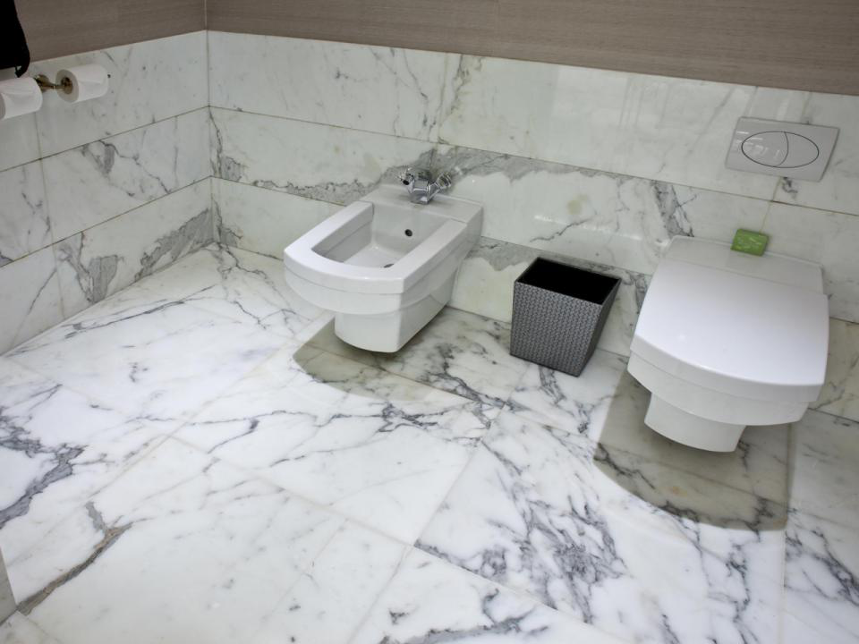 Calacatta Marble 호텔 화장실 프로젝트 Calacatta Marble 호텔 화장실 프로젝트