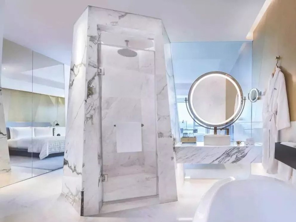 白い大理石の壁パネル タイル