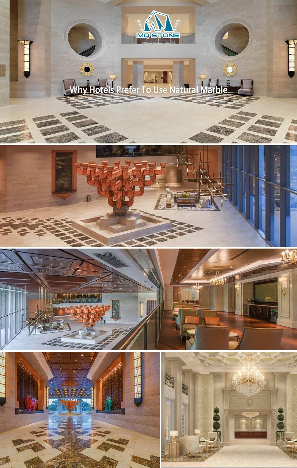 Jura Beige Kalkstein Hotel Lobbybereich