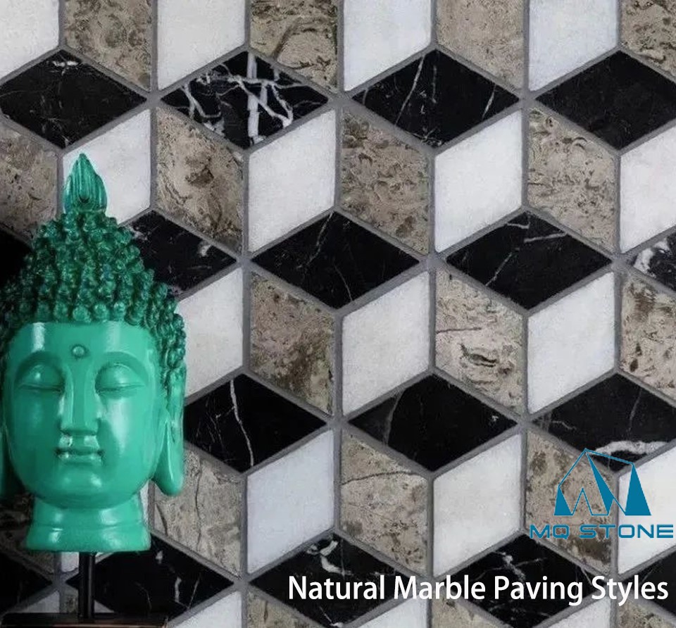 3 боје мермерног мозаика