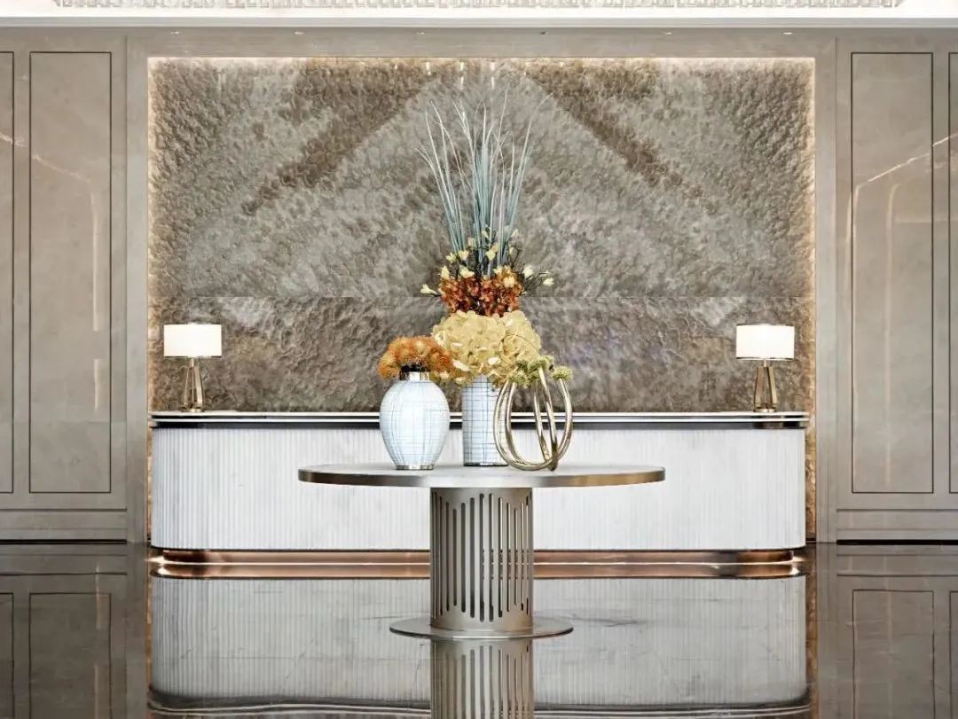 Hinterleuchteter Luxus-Steinwand-Hintergrund