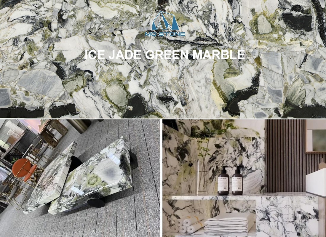 Projets de tables et de carreaux en marbre White Beauty