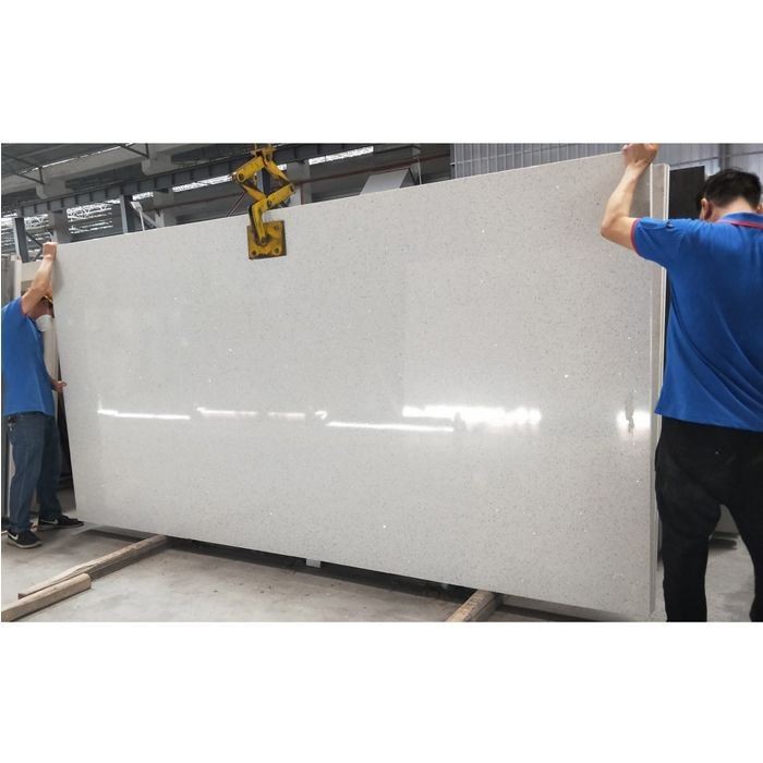 ice White Quartz Slabs